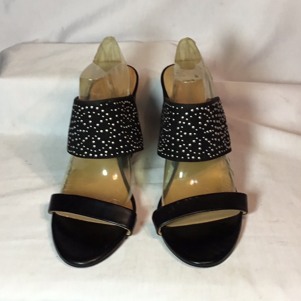 Jasmin Slides Chunky Heels - Picture 2 of 4